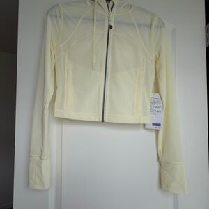 Lululemon Sundance Cropped Zip Hoodie mesh define